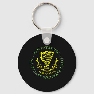 San Patricios Saint Patricks Ttalion Irish Mexican Key Ring