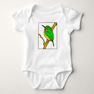 San Pedrito Puerto Rican Bird Baby Bodysuit