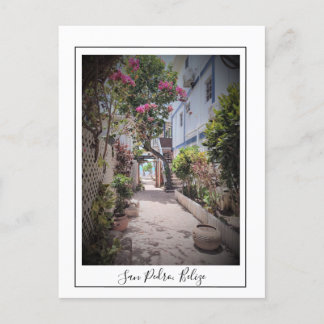 San Pedro Ambergris Caye Belise Postcard