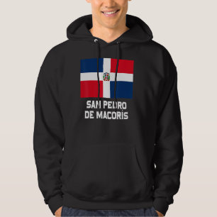 San Pedro De Macorís Dominican Republic Emblem Esc Hoodie