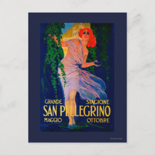 San Pellegrino Vintage PosterEurope Postcard