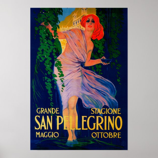 San Pellegrino Vintage PosterEurope Poster (Front)