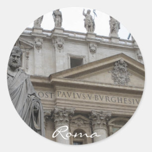 San Pietro Classic Round Sticker