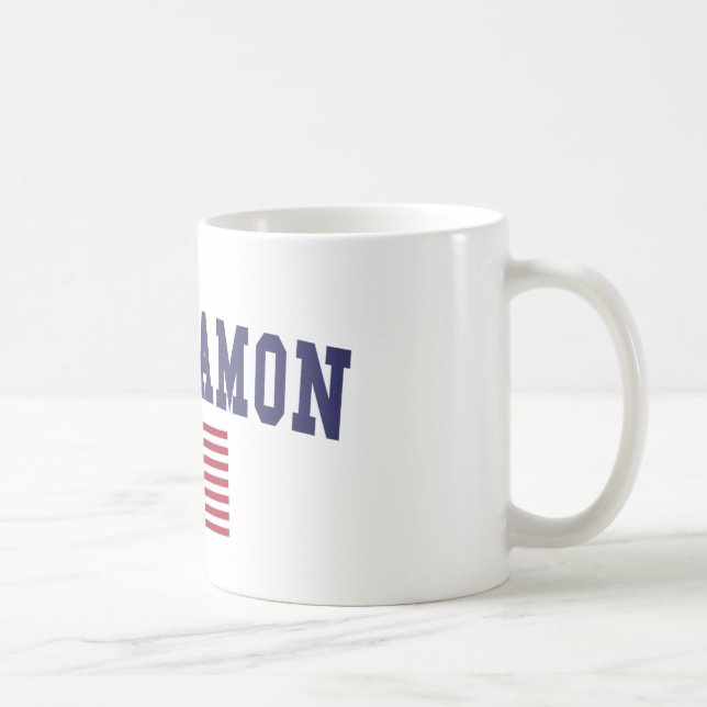 San Ramon US Flag Coffee Mug (Right)