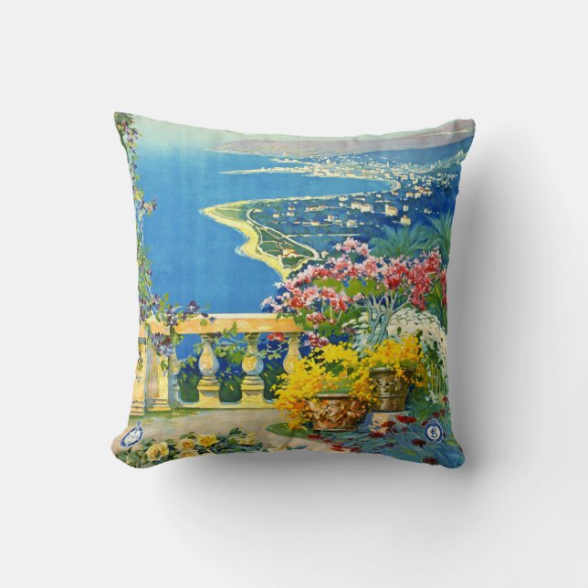 San Remo Italy 1920 Cushion (Front)