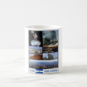 San Salvador - El Salvador - Mosaic - Coffee Mug