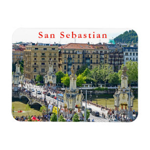 San Sebastian - Donostia. María Cristina Bridge. Magnet