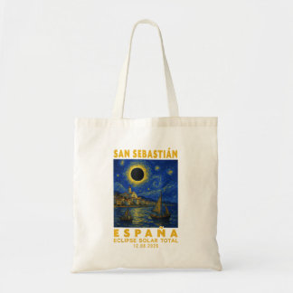 San Sebastián España Eclipse Solar Total 2026 Tote Bag
