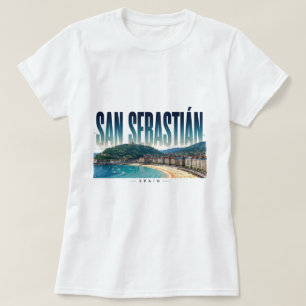 San Sebastian Spain Basque Coastal Getaway Escape T-Shirt