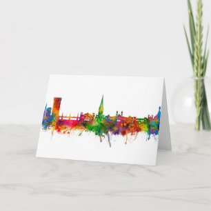 San Sebastian Spain Skyline Card