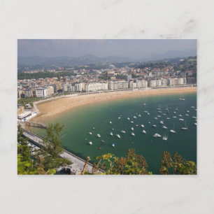 San Sebastian, Spain. The Basque city of San Postcard