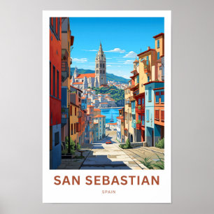 San Sebastian Spain Travel Print