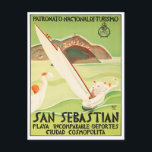 San Sebastian Spain vintage travel Postcard<br><div class="desc">San Sebastian Spain vintage travel Postcard</div>