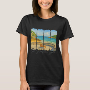 San Sestián Spain Travel Trip Brushstroke Spain So T-Shirt