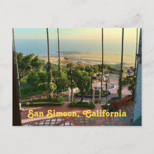 San Simeon Ocean View Postcard