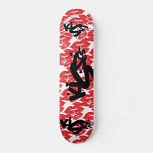 SAN VALENTIN and KISS KISSES/KISS LIPS COR KESO Skateboard