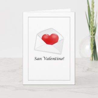San Valentino - Happy Valentine's Day Italian Card