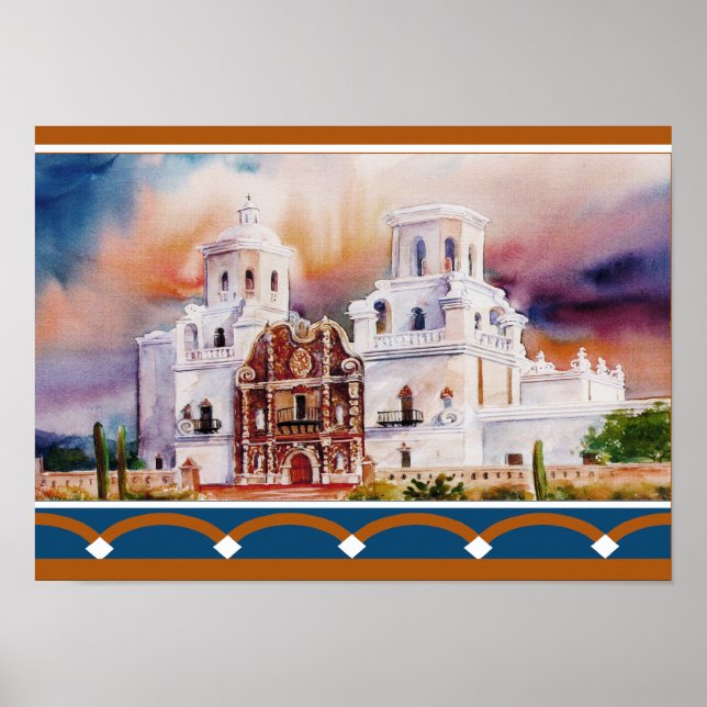 San Xavier Mission Poster (Front)