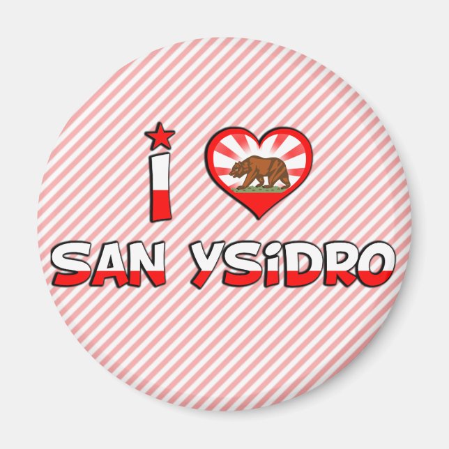 San Ysidro, CA Magnet (Front)