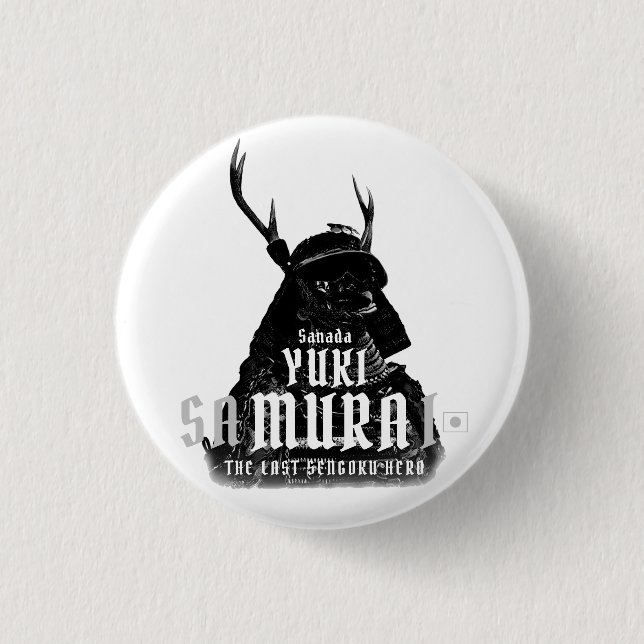 SANADA YUKIMURA (Dark ver.) 3 Cm Round Badge (Front)
