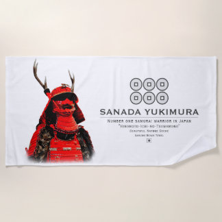 SANADA YUKIMURA (Red ver.) ビーチタオル Beach Towel