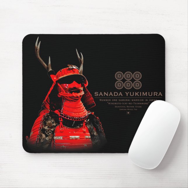 SANADA YUKIMURA (Red ver.) Mouse Pad (With Mouse)