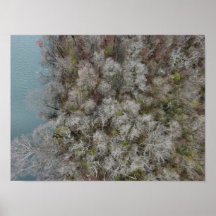 Sanatoga Woods Schuylkill River PA Poster