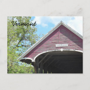 Sanborn Covered Bridge- Vermont Postcard