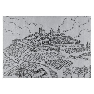 Sancerre Vineyards Loire Valley, France Cutting Board