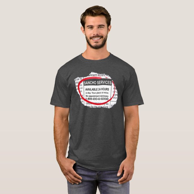 Sancho Ad T-Shirt (Front Full)