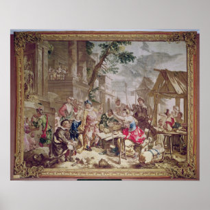 Sancho Panza and the Nut Seller Poster