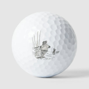 Sancho Panza, Don Quixote's Caddie  Golf Balls