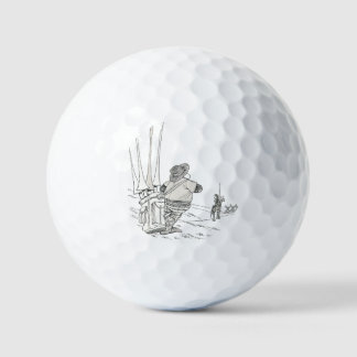 Sancho Panza, Don Quixote's Caddie Golf Balls