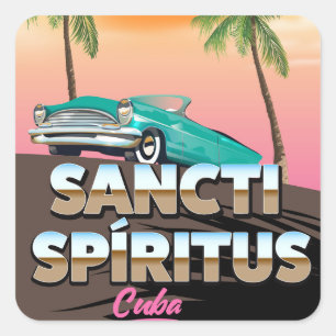 Sancti Spíritus Cuba Square Sticker