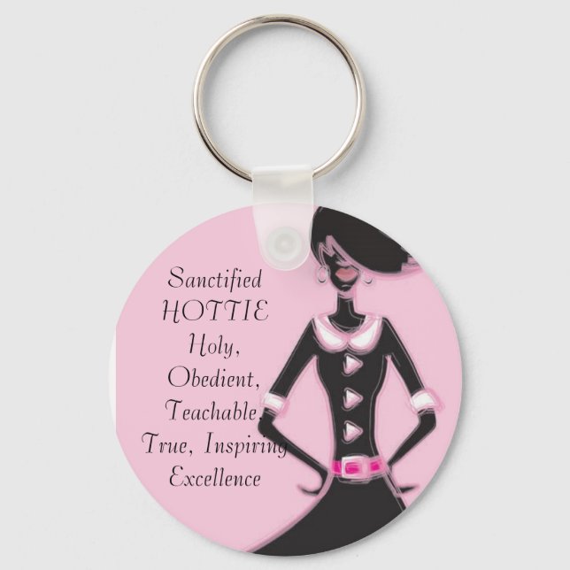 Sanctified HOTTIE Key Ring (Front)