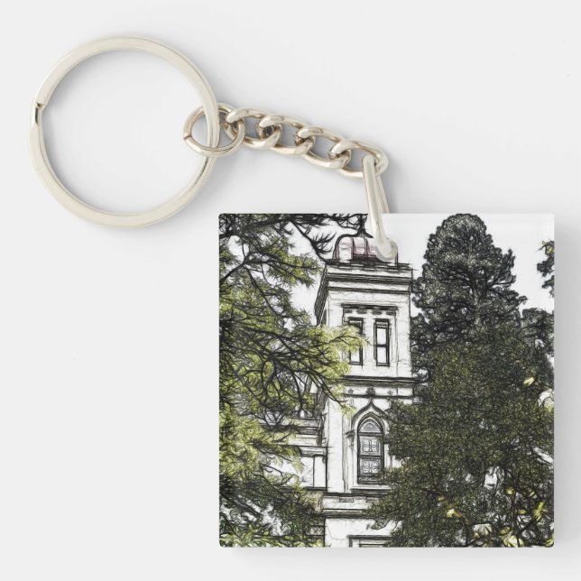 Sanctuary Amongst the Trees Key Ring (Front)