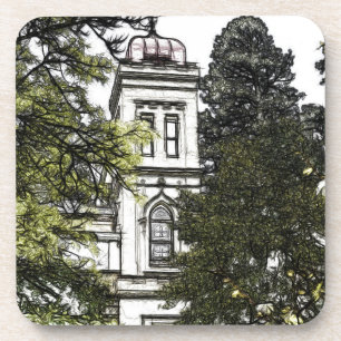 Sanctuary Amongst the Trees Plastic Coaster