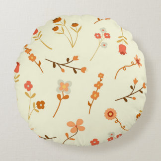 Sanctuary and Self-Love Spa Retro Terracotta Round Cushion