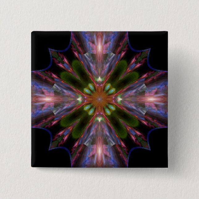 Sanctuary Cross 15 Cm Square Badge (Front)