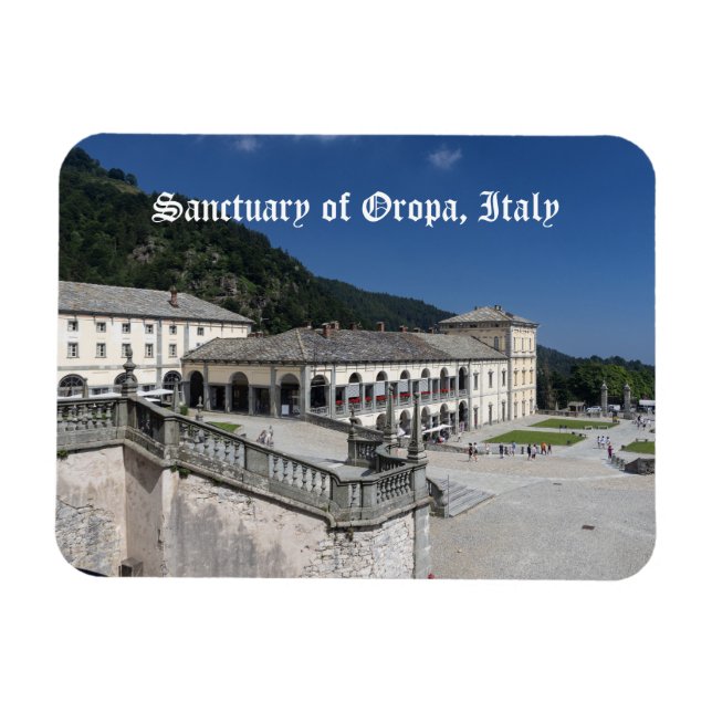 Sanctuary of Oropa, Piedmont, Italy Magnet (Horizontal)