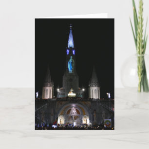 Sanctuary of Our Lady of Lourdes, France -  Card