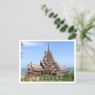 Sanctuary of Truth, Pattaya, Thailand Postcard