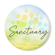 Sanctuary Round Magnet