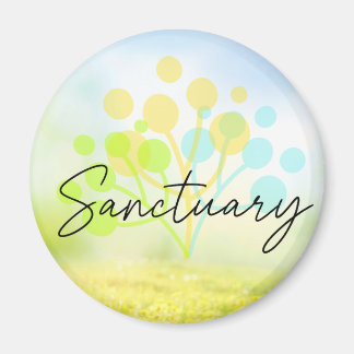 Sanctuary Round Magnet