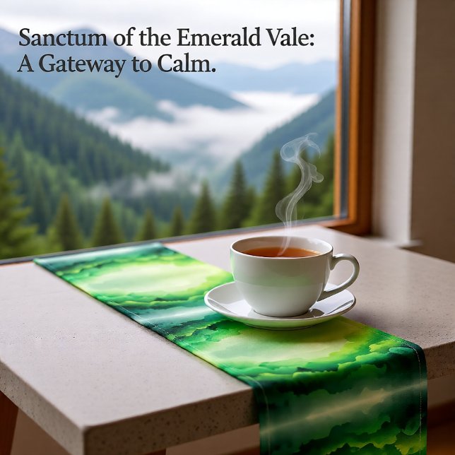 Sanctum of the Emerald Vale Long Table Runner (Creator Uploaded)
