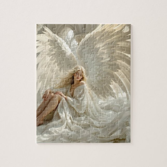 Sanctum of Wings – Angel in the Halls of Light	 Jigsaw Puzzle (Vertical)