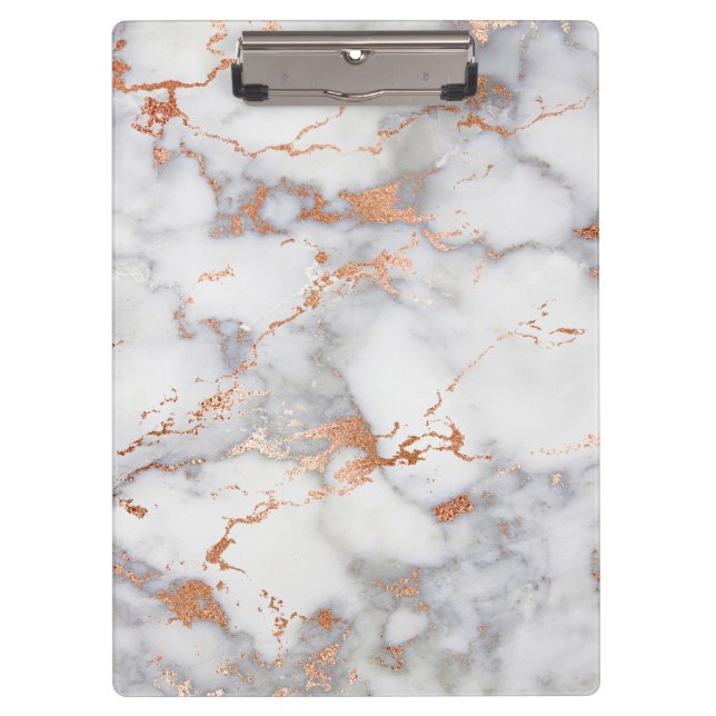 Sand Accents and White Abstract Pattern Clipboard (Front)