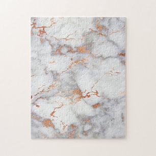 Sand Accents and White Abstract Pattern Jigsaw Puzzle