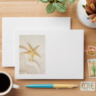 Sand and a Starfish natural neutral colour Envelope