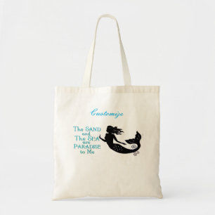 Sand and Sea Beach Mermaid Thunder_Cove Tote Bag
